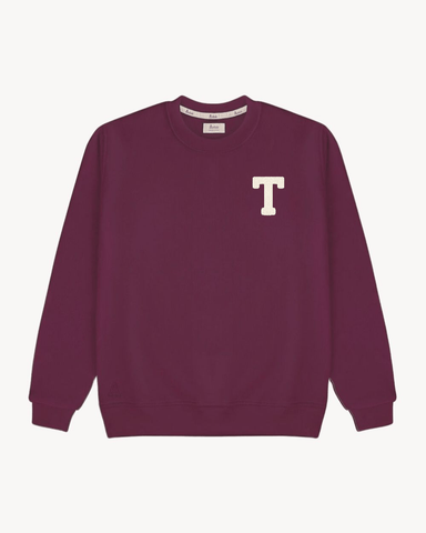 GARNET SWEATSHIRT | INITIAL MINI CURL