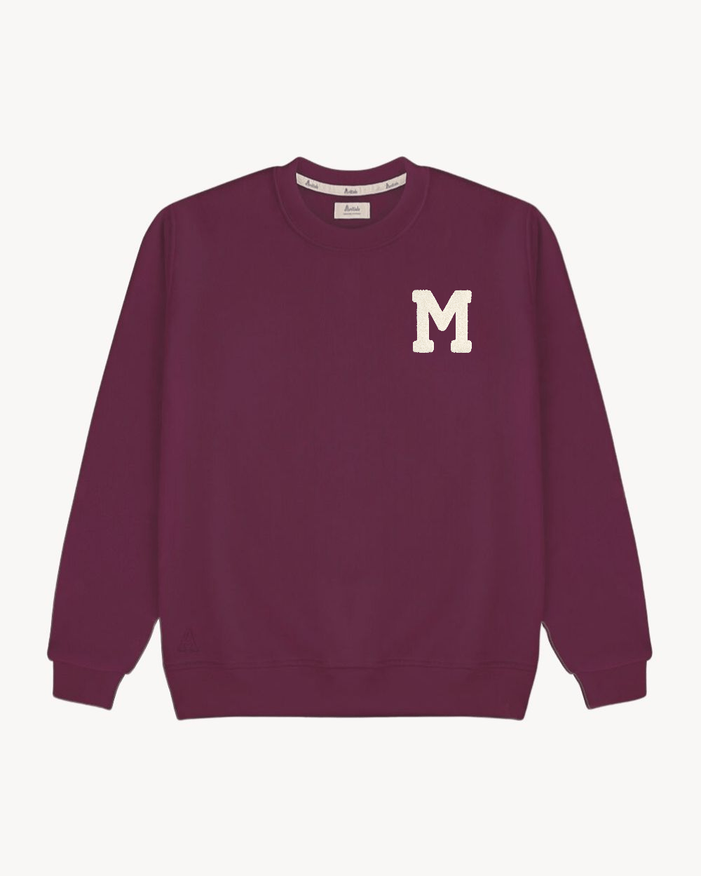 GARNET SWEATSHIRT | INITIAL MINI CURL