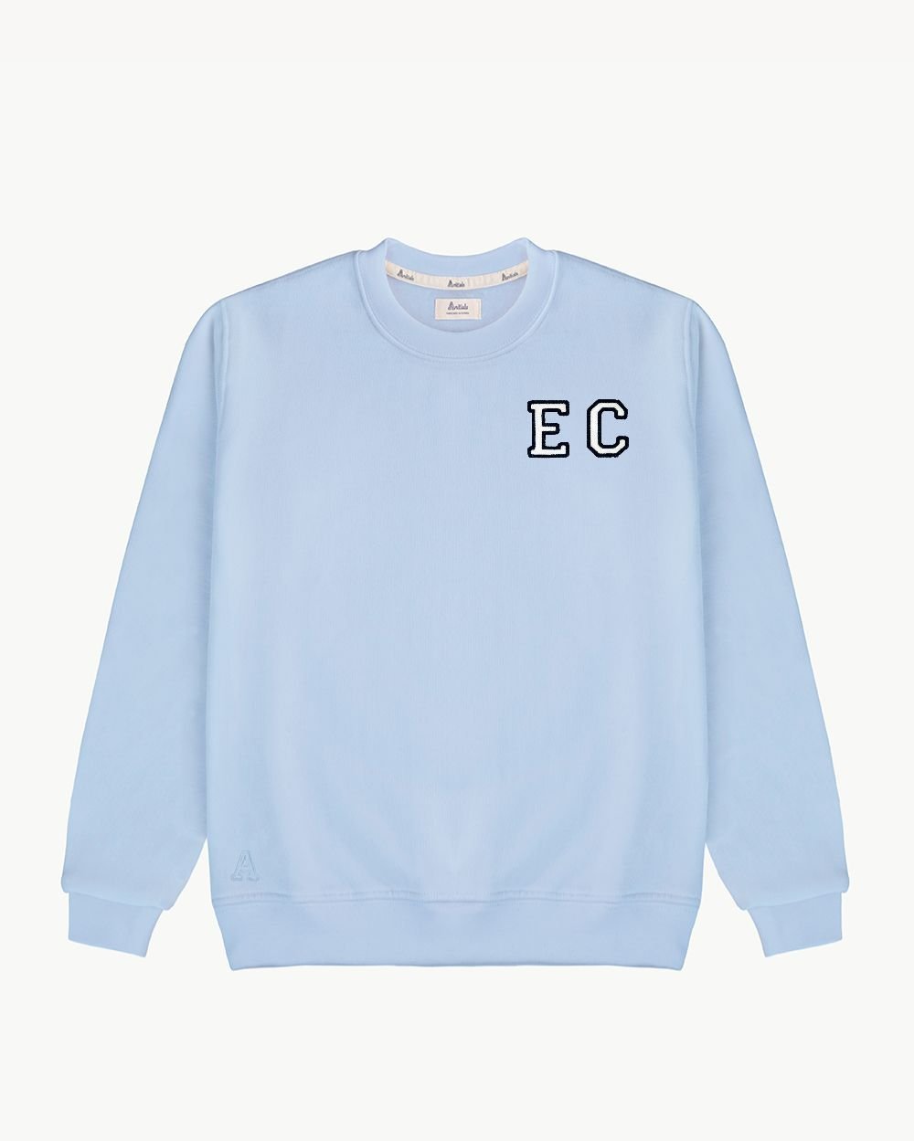 LIGHT BLUE SWEATSHIRT | INITIAL MINI