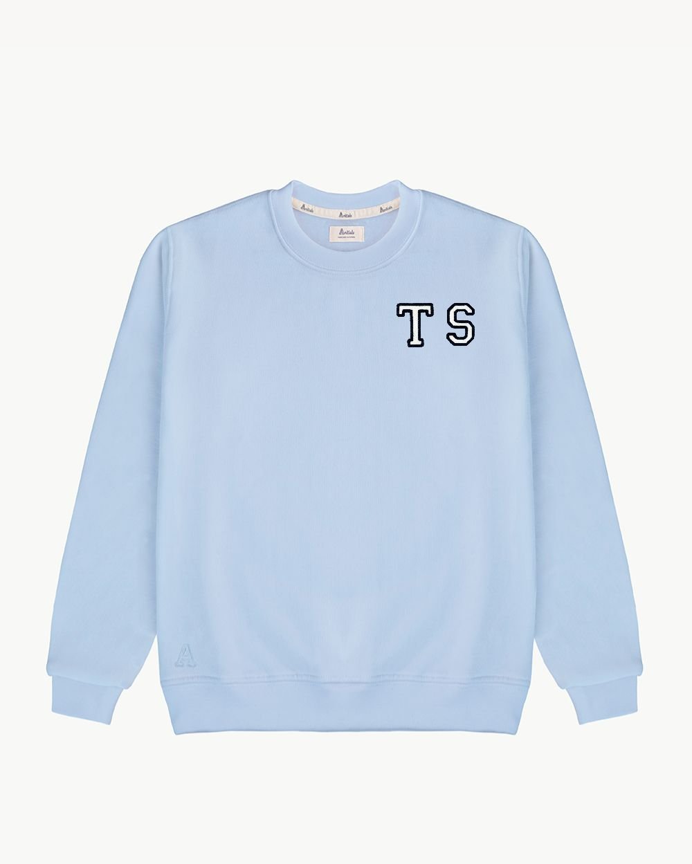 LIGHT BLUE SWEATSHIRT | INITIAL MINI