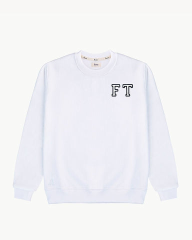 WHITE SWEATSHIRT | INITIAL MINI