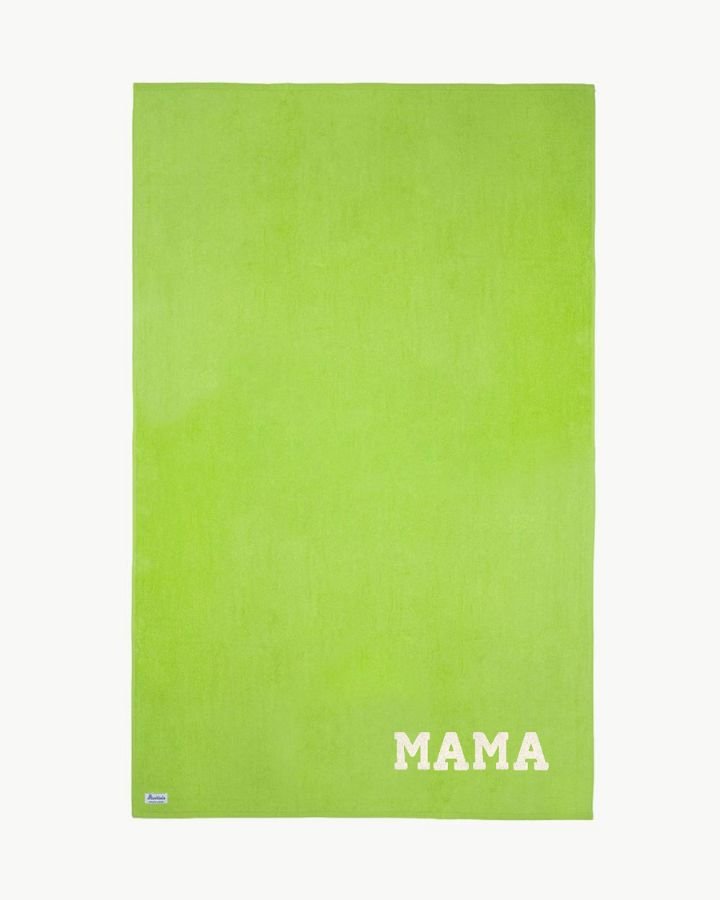 TOALLA VERDE PISTACHO | UNA O MÁS INICIALES MINI