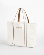 TOTE BAG CONTRAST CAMEL | BORDADO PERSONALIZADO