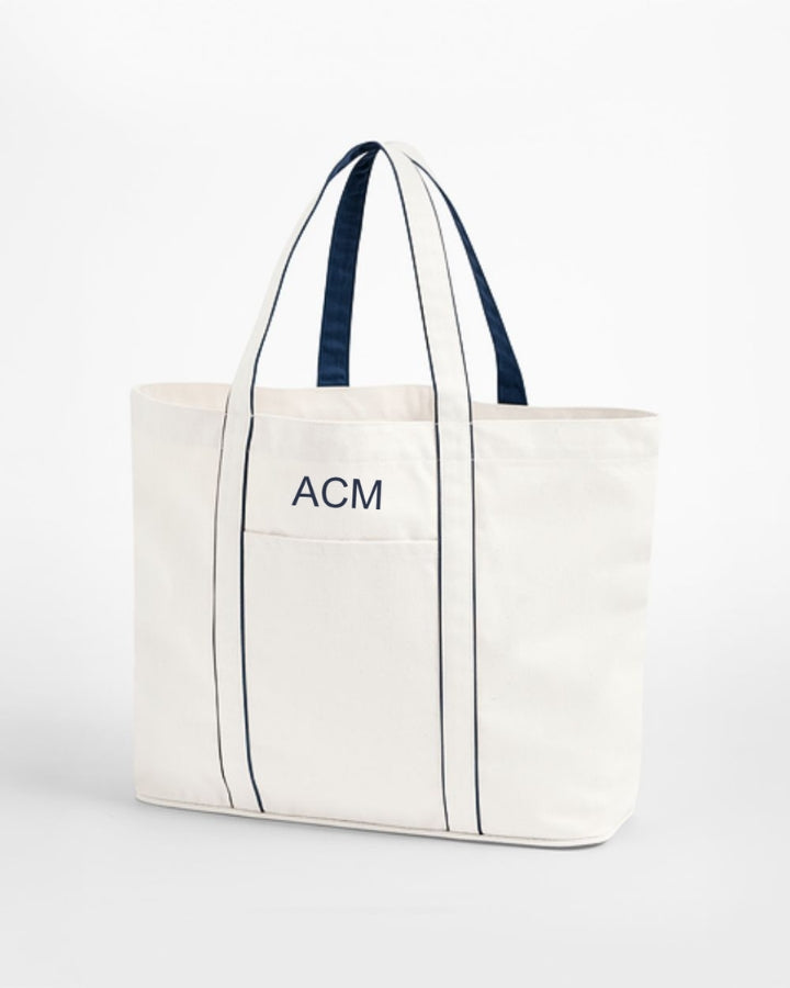 TOTE BAG CONTRAST MARINO | BORDADO PERSONALIZADO