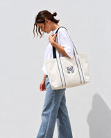 TOTE BAG CONTRAST MARINO | INICIAL MINI