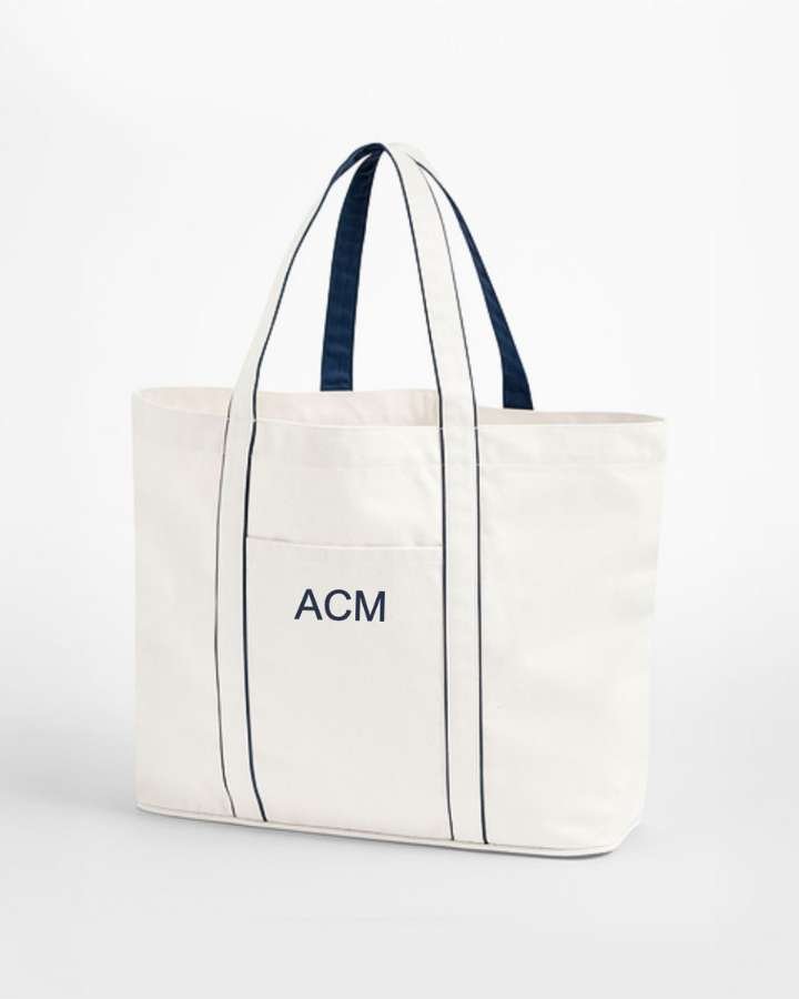 TOTE BAG CONTRAST NAVY | CUSTOMIZED