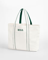 TOTE BAG CONTRAST VERDE OSCURO | BORDADO PERSONALIZADO