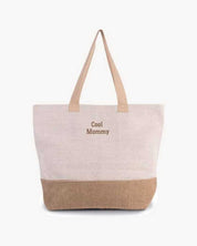 TOTE BAG YUTE BEIGE | PERSONALIZADA