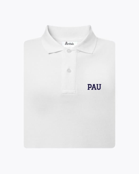 KIDS - WHITE POLO SHIRT | PERSONALIZED