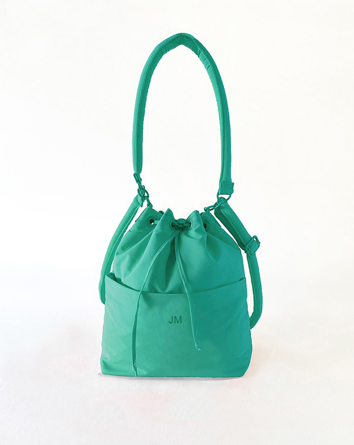 THE ANITIALS BAG KELLY GREEN | PERSONALIZED