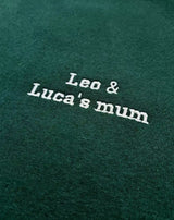 SUDADERA VERDE OSCURO | BORDADO PERSONALIZADO