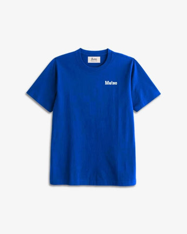 KIDS - ROYAL BLUE T-SHIRT | INITIAL MINI CURL