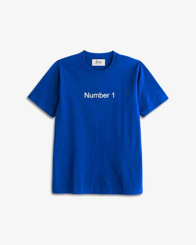 KIDS - ROYAL BLUE T-SHIRT | INITIAL MINI CURL