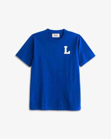 KIDS - ROYAL BLUE T-SHIRT | INITIAL MINI CURL