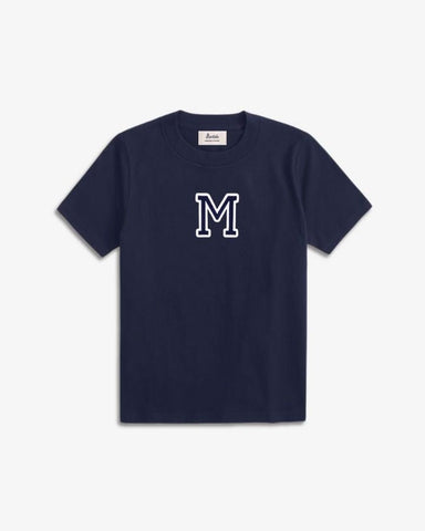 KIDS - NAVY BLUE T-SHIRT | INITIAL MINI