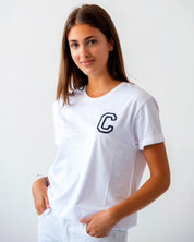 CAMISETA UNISEX WHITE | INICIAL