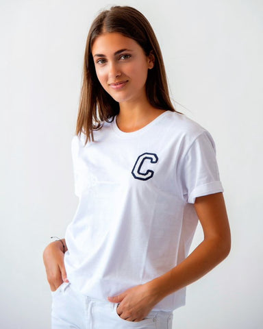 CAMISETA BLANCA | INICIAL MINI