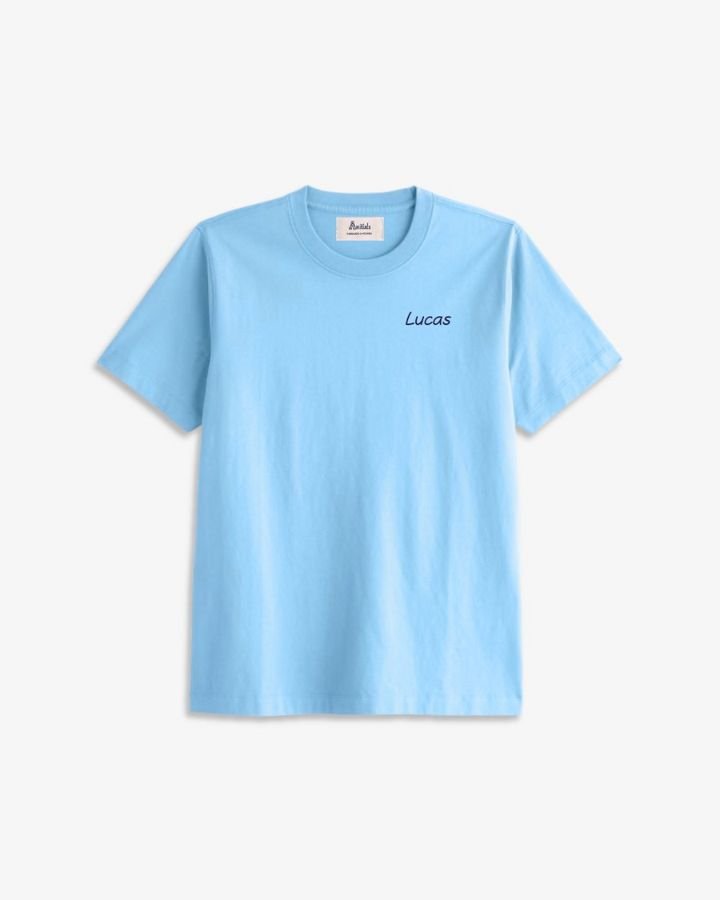 BABIES & KIDS - CAMISETA LIGHT BLUE | PERSONALIZADA