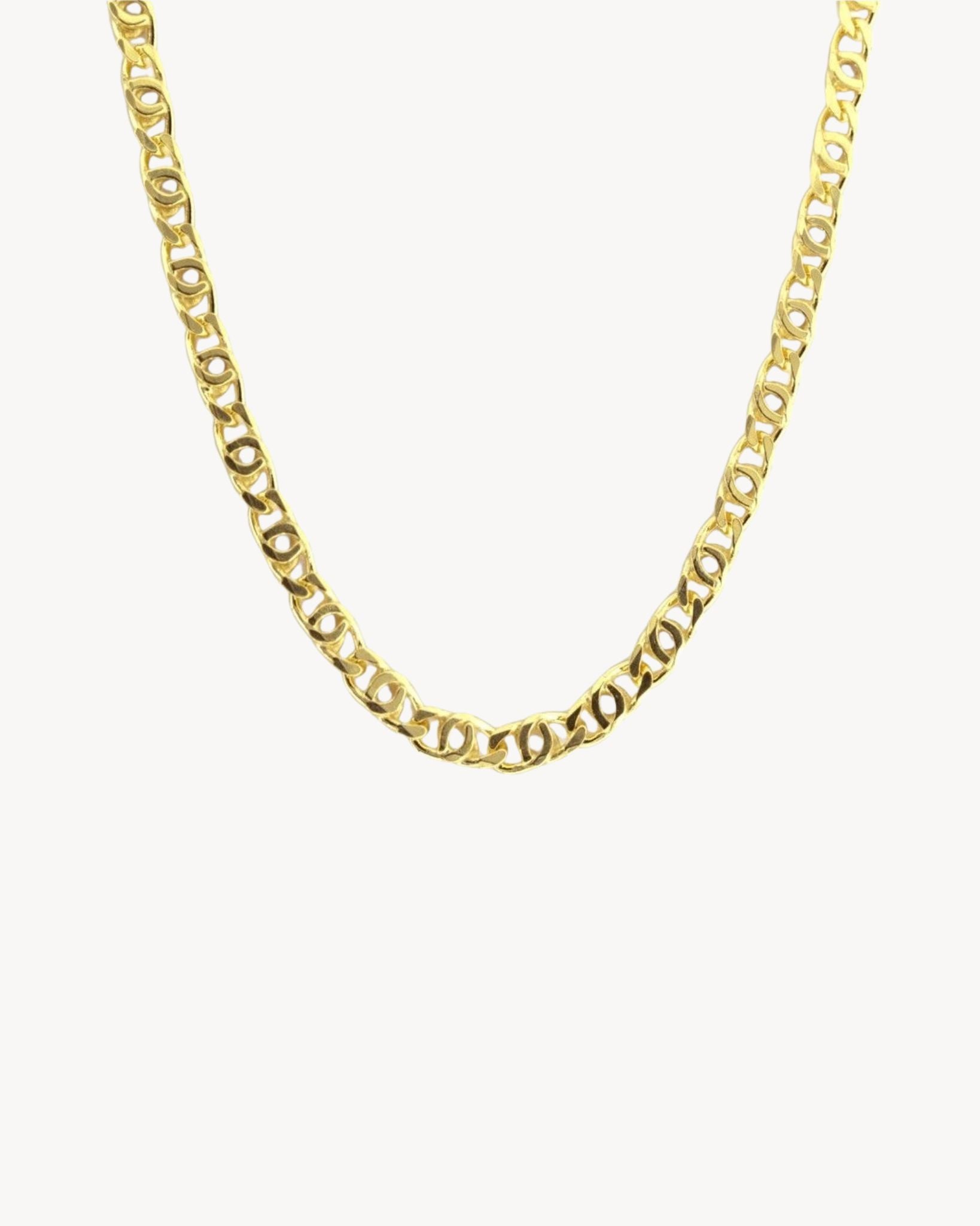 collar_eslabones_trenzados_oro_Anitials_
