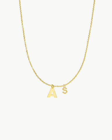 NEW - GOLD MINI INITIAL NECKLACE