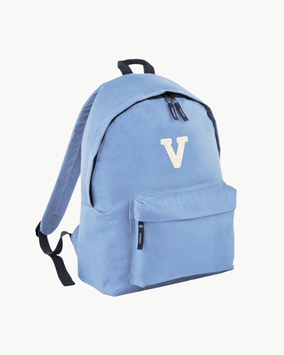 LIGHT BLUE BACKPACK | INITIAL MINI CURL