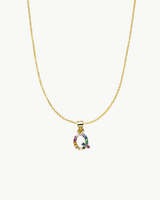INITIAL ZIRCONIA NECKLACE COLORS