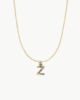 INITIAL ZIRCONIA NECKLACE COLORS
