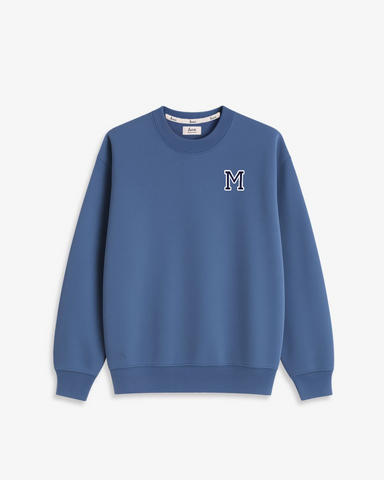 SUDADERA UNISEX OCEAN BLUE | INICIAL