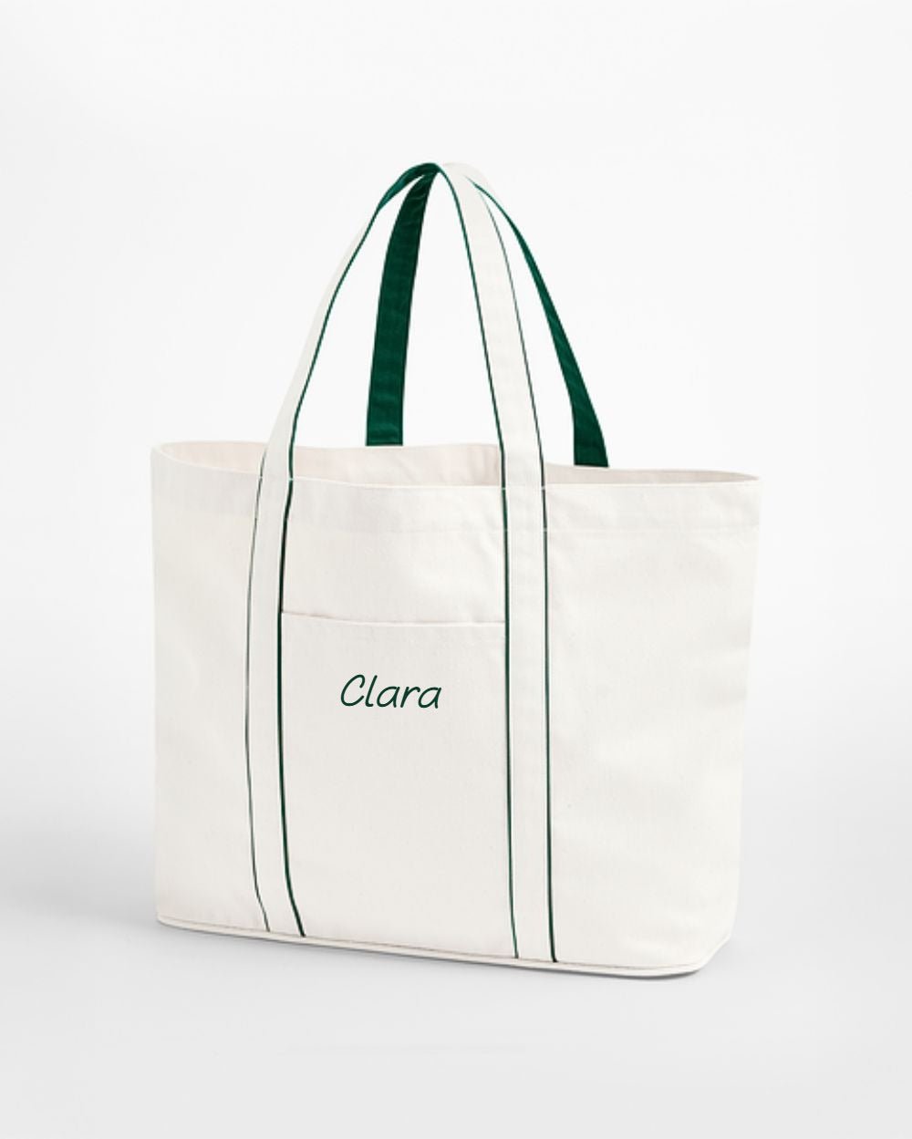 TOTE BAG CONTRAST FOREST GREEN | PERSONALIZADA