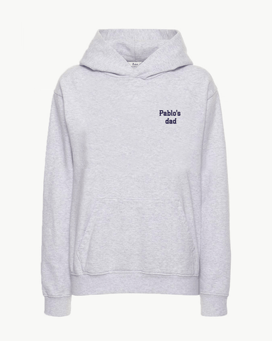 GREY HOODIE SWEATSHIRT | PERSONALIZED