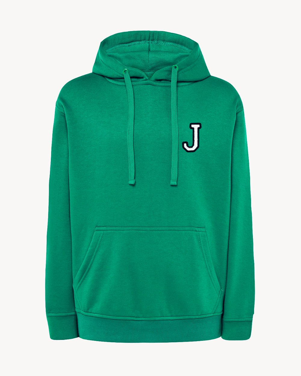SUDADERA HOODIE KELLY GREEN | INICIAL MINI