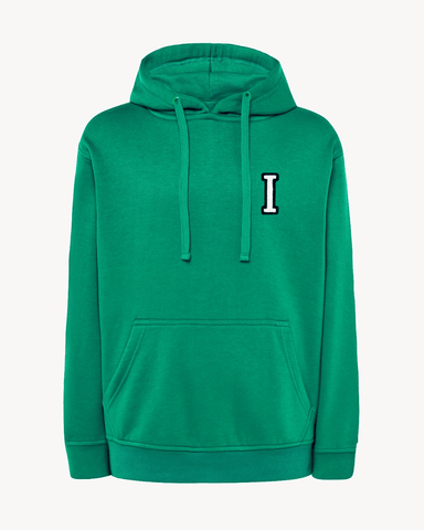 SUDADERA HOODIE KELLY GREEN | INICIAL MINI