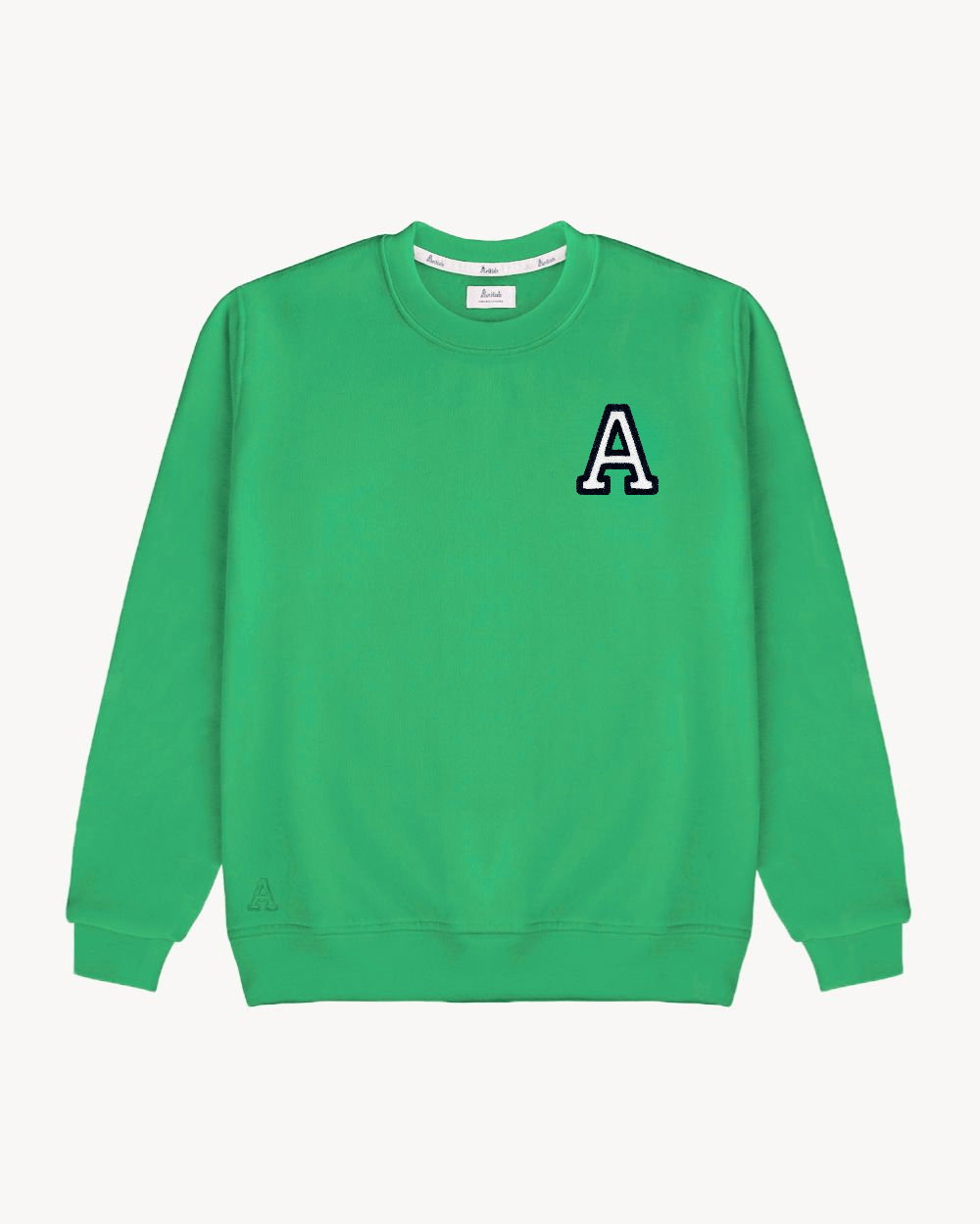 KELLY GREEN SWEATSHIRT | INITIAL MINI