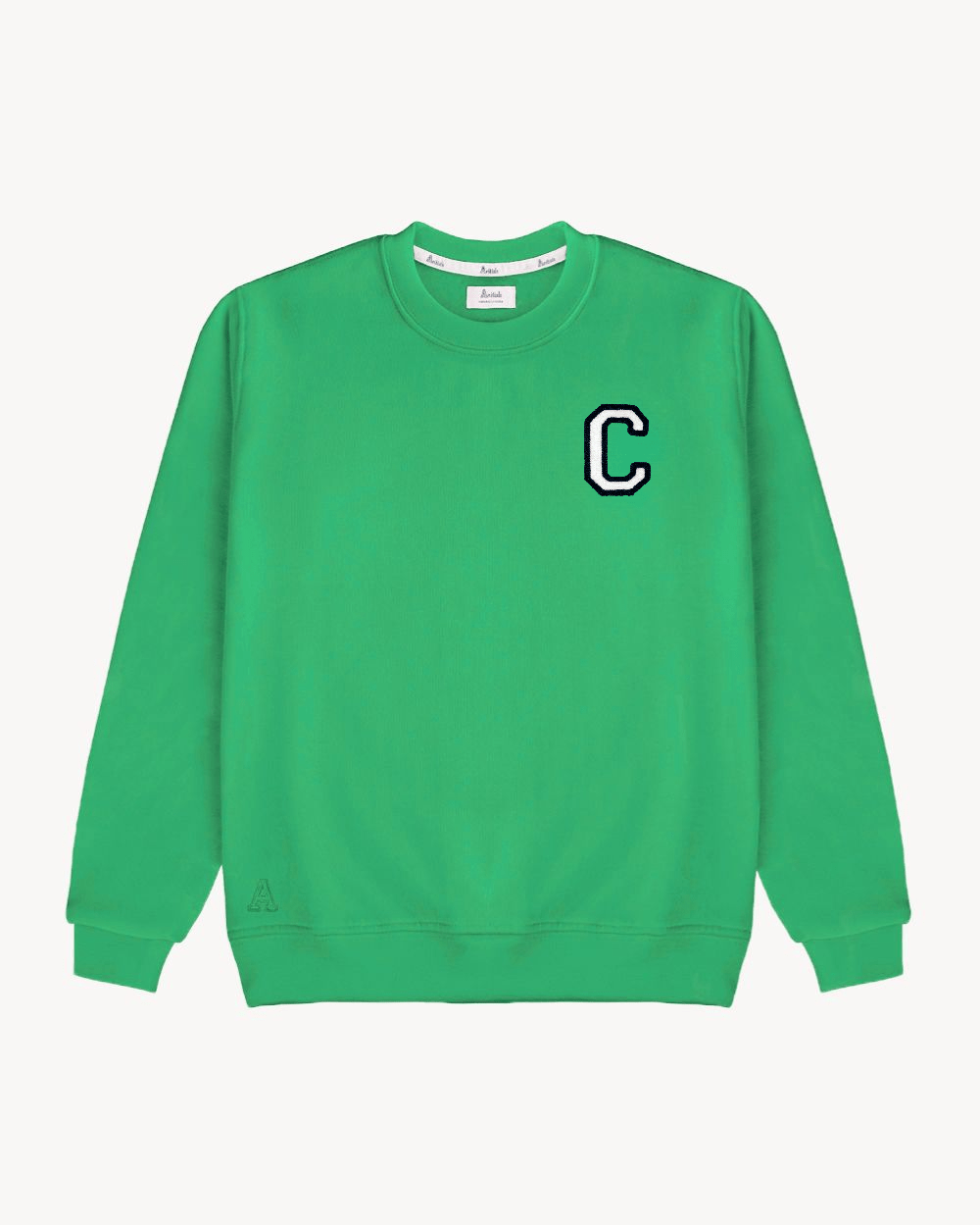 KELLY GREEN SWEATSHIRT | INITIAL MINI