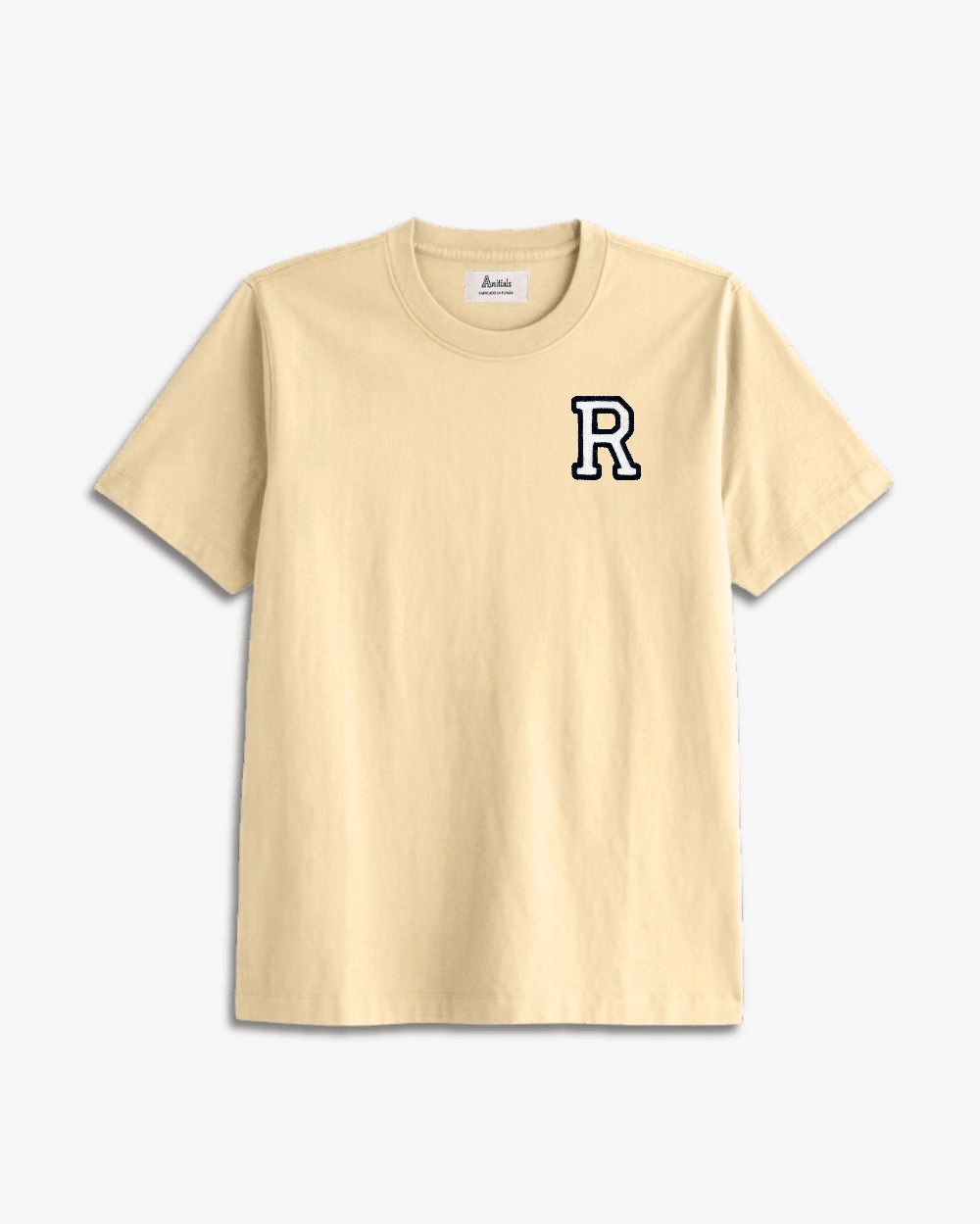 BEIGE T-SHIRT | INITIAL MINI