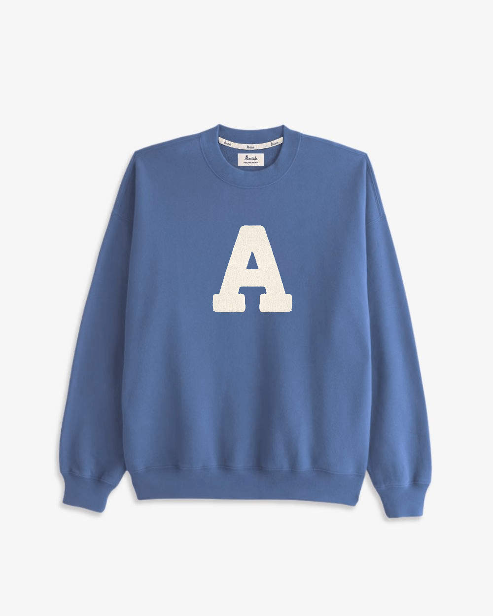 OCEAN BLUE SWEATSHIRT | INITIAL MINI