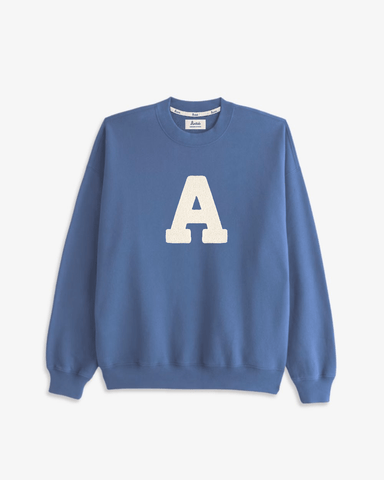OCEAN BLUE SWEATSHIRT | INITIAL MINI