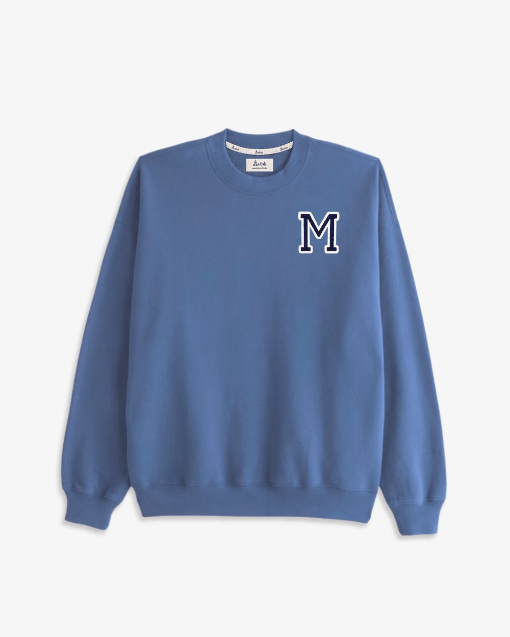 OCEAN BLUE SWEATSHIRT | INITIAL MINI