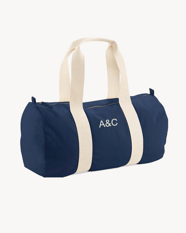 NAVY BLUE SPORT BAG | PERSONALIZED