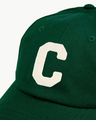 DARK GREEN CAP | INITIAL MINI CURL