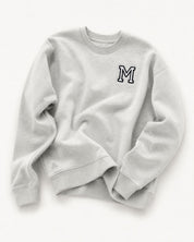 SUDADERA GRIS | INICIAL