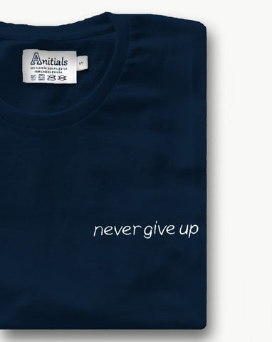 Marineblaues Unisex-T-Shirt | personalisiert