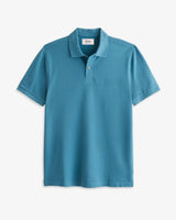 PETROL BLUE POLO SHIRT | INITIAL MICRO CLASSIC