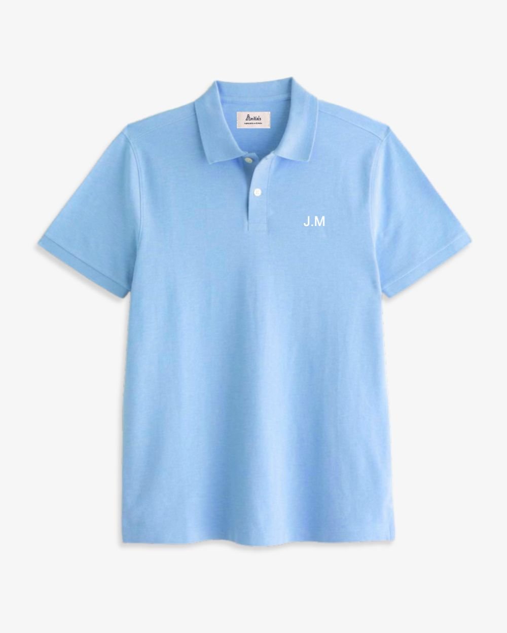 LIGHT BLUE POLO SHIRT | PERSONALIZED