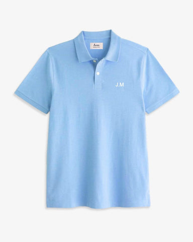 LIGHT BLUE POLO SHIRT | PERSONALIZED