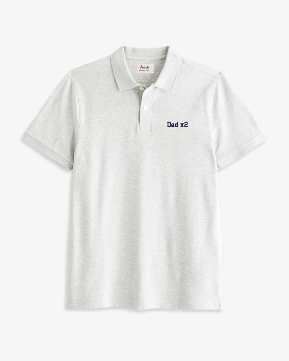 POLO UNISEX LIGHT GREY | PERSONALIZADO