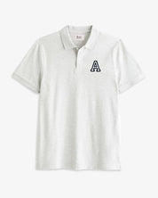 POLO UNISEX LIGHT GREY | INICIAL