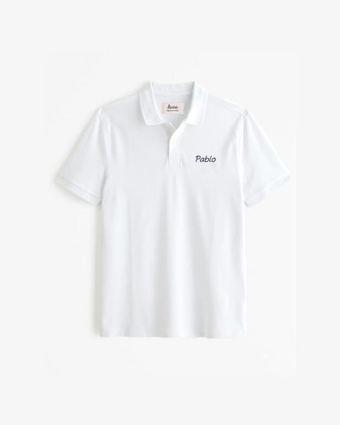 KIDS - WHITE POLO SHIRT | PERSONALIZED