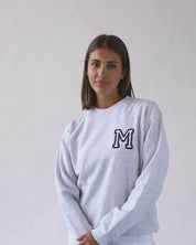 UNISEX GREY SWEATSHIRT | INITIAL