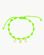 PULSERA NUDOS LIMA FLUOR | INICIAL MINI